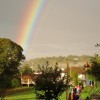 Oct 2013 Compostela Walking under the Rainbow